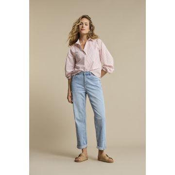 Red Button Caitlina Sidepatch bleach high rise Blauw foto 1
