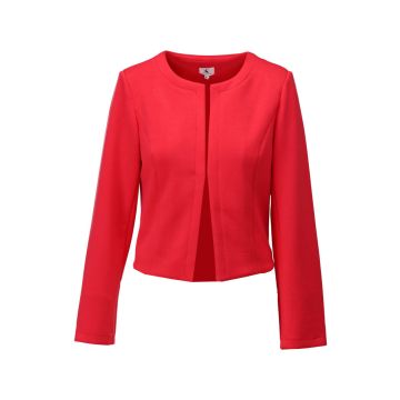 K - Design Kort jasje met ronde hals Rood foto 1