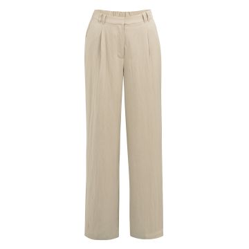YAYA Woven wide leg trousers with pleaths L32 Latte foto 1
