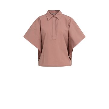 YAYA Blouse with sleeve detail Roze Melé foto 1