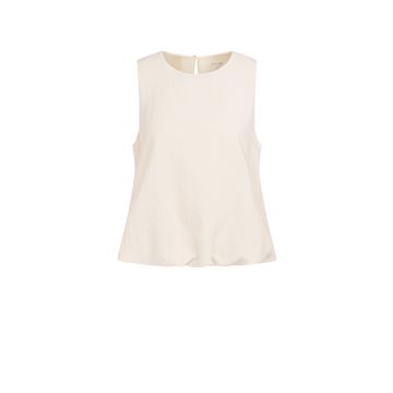 YAYA Woven balloon top Beige foto 1