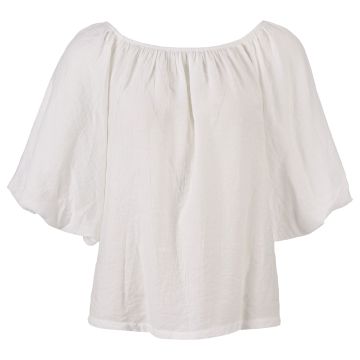Enjoy Top uni raglan mouw Ecru foto 1