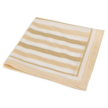 YAYA Bandana sjaal met gestreepte print Geel foto 1