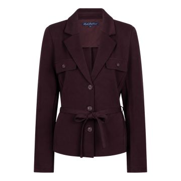 Red Button Blazer & belt punta Bordeaux rood foto 1