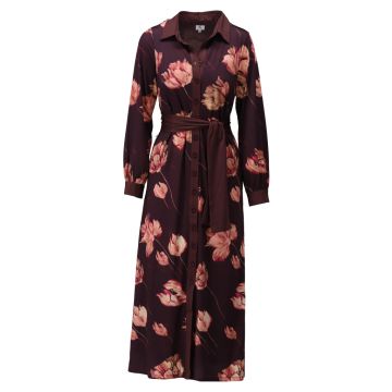 K - Design Maxi hemdjurk met bloemenprint Multi Colour foto 1