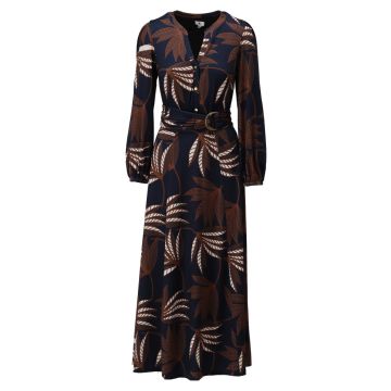 K - Design Maxi jurk met botanische print Print foto 1