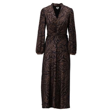 K - Design Maxi jurk met Vhals en print Print foto 1