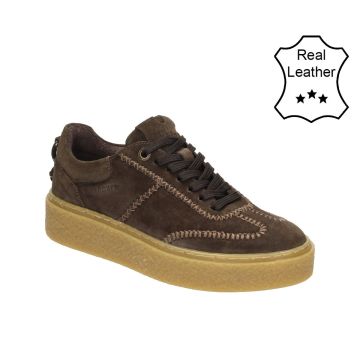 BullBoxer Schoenen leather suede sneaker Bruin foto 1