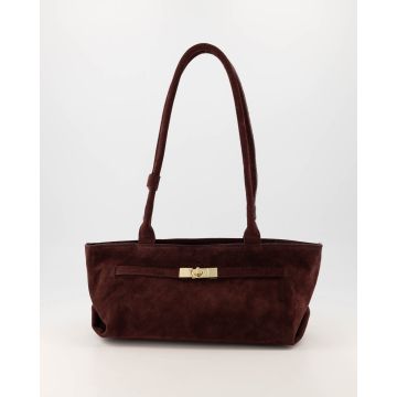 OVERIG Peet Suede Bordeaux rood foto 1