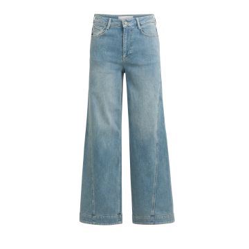 YAYA Denim barrel jeans met siernaad - L32 Blauw foto 1