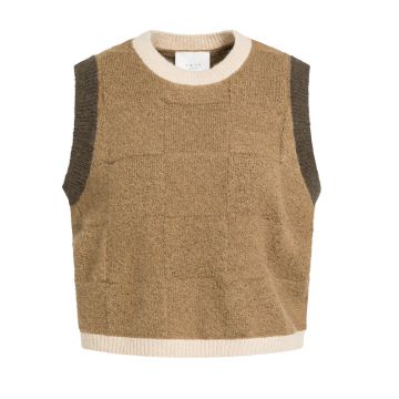 YAYA Spencer met geruite textuur Multi Colour foto 1