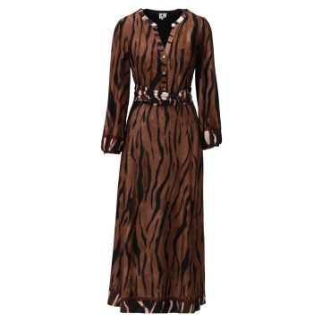 K - Design Maxi jurk met dierenprint Print foto 1