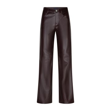 Red Button Colette faux leather L-33 Bordeaux rood foto 1