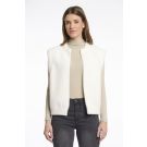Rino Pelle Short waistcoat Wit