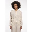 Rino Pelle Zip jacket Beige