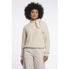 Rino Pelle Pullover with bowtie neckline Beige