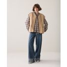 Summum Bodywarmer Bonded teddy Beige