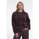 Rino Pelle Boxy jacket Bruin