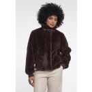 Rino Pelle Short faux fur jacket Bruin