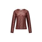 Studio Anneloes Reagan lace top Bruin