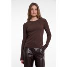 Rino Pelle Crewneck long sleeve top Bruin
