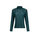 Studio Anneloes Reagan lace col top Groen