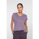 Geisha T-shirt sparkle Aubergine