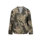 Dreamstar blousetop BLOEM Olijfgroen