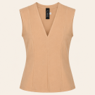 By LAVIE Top V-hals effen Zand