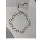 Trezz Ketting ceintuur rondjes 3cm Zilver