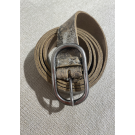 Trezz 759 3cm ovalen doorsteek gesp Zand
