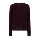 Red Button Sweet fuzzy Bordeaux rood