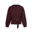 Red Button Shakira top & belt scuba Bordeaux rood