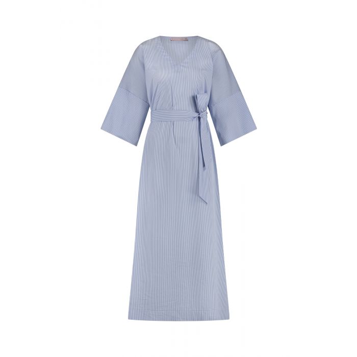 Studio Anneloes Kim stripe dress Blauw