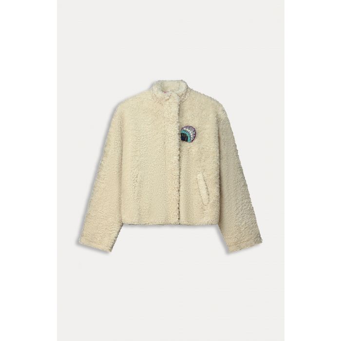 POM Amsterdam JACKET - Teddy Ecru Beige | LAVIE Womenswear