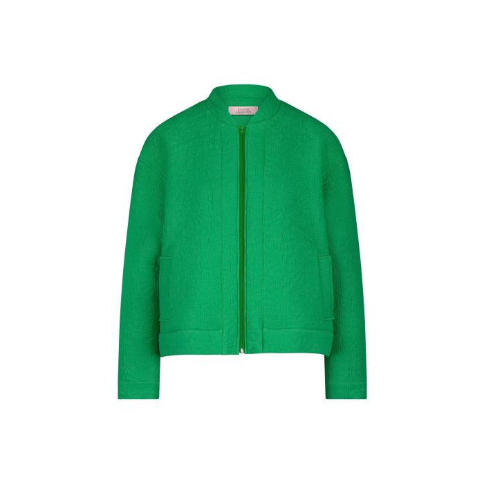 Studio Anneloes Candee flower jacquard jacket Groen | LAVIE Womenswear
