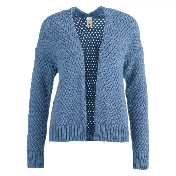 spek verdwijnen verteren Enjoy Vest Lange mouw gebreid Lichtblauw | LAVIE Womenswear