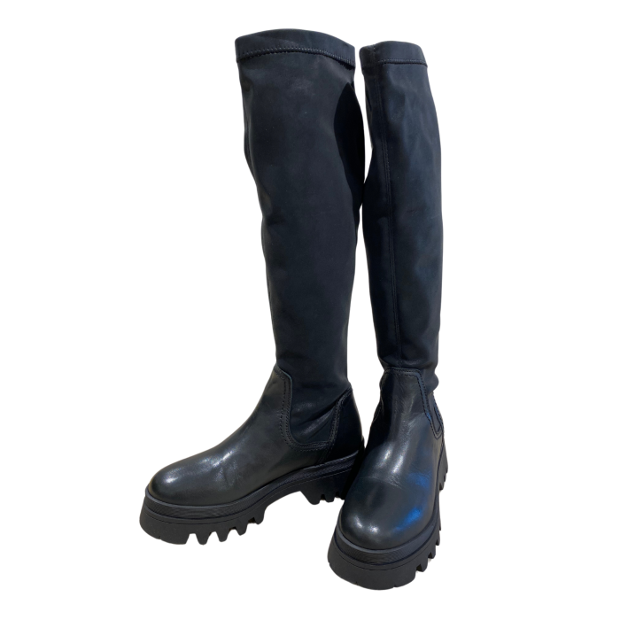 PX shoes Lennon hoge zwarte laars Zwart | LAVIE Womenswear