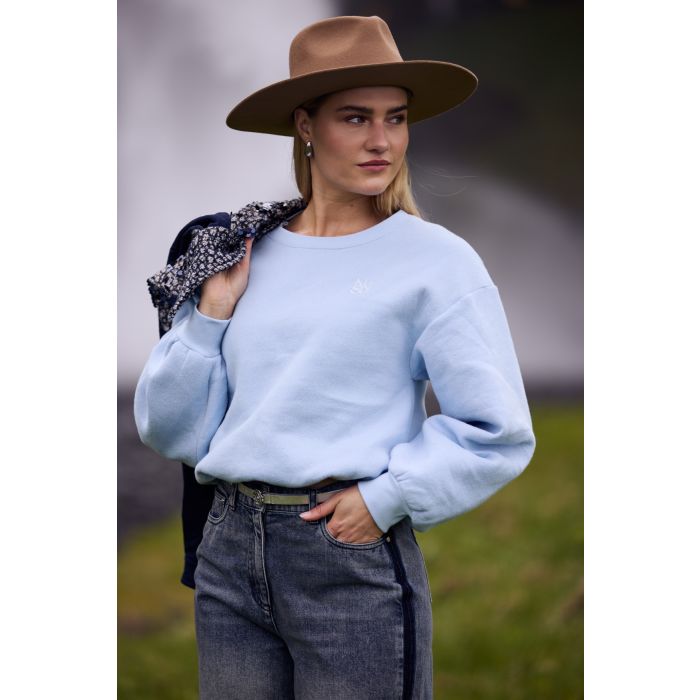 Lichtblauwe Amalia Pullover – Stijlvol en Comfortabel – Shop Nu