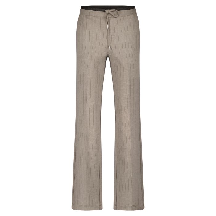 れおぴっぴ　01,25,26 Colette Punta Pinstripe Sporty Broek - Taupe Elegantie voor Jouw
