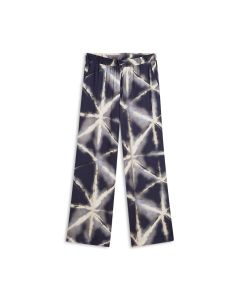 Summum Trousers Tie dye viscose Navy foto 1