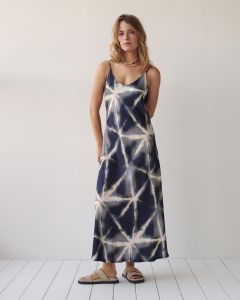 Summum Dress Tie dye viscose Navy foto 1