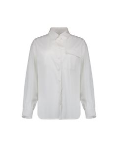 Studio Anneloes Erin poplin blouse Off White  foto 1