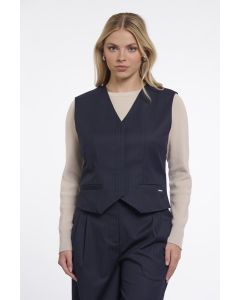 Rino Pelle Tailored waistcoat Blauw foto 1