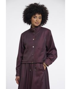 Rino Pelle Blouson jacket Bordeaux rood foto 1
