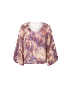 Studio Anneloes Florine flower stripe blouse Multi Colour foto 1
