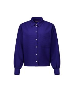 Studio Anneloes Melanie waffle blouse Blauw foto 1