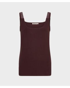 EsQualo Singlet lurex straps Rood foto 1