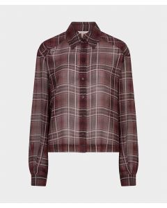 EsQualo Blouse short Autumn Check Multi Colour foto 1
