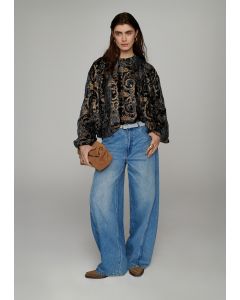 Summum Barrel fit jeans Vintage cotton twill Blauw foto 1